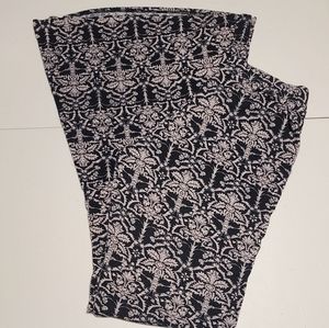 Bejewel Wide Leg Lounge Pants Size Medium